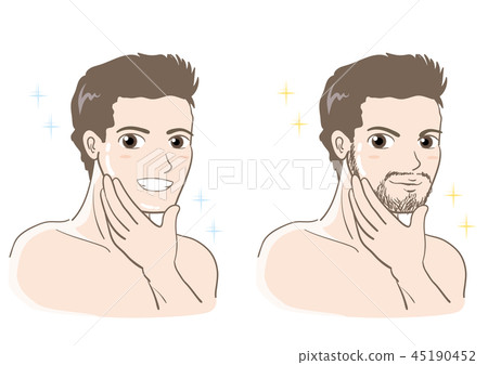 Men's skin care set (without beard and with beard) 45190452