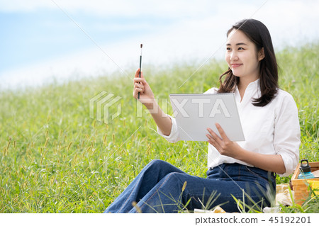 女人素描 女人素描 45192201