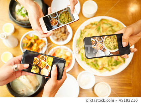 韓國女孩旅行韓國食品 韓國女孩旅行韓國食品 45192210