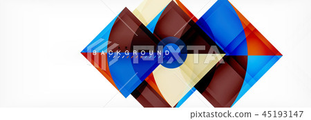 Trendy circles composition geometric background 45193147