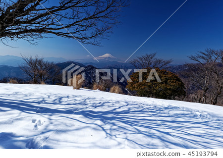 在冬天從Tanzawa和Nabewari看到的富士山 45193794
