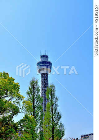 新鮮的綠色和海洋塔 45195157