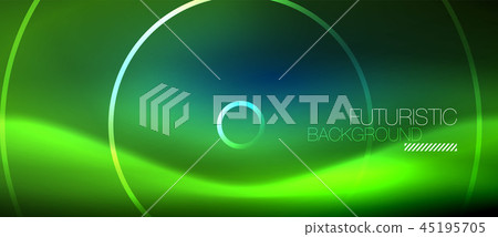 Neon glowing circles background Neon glowing circles background 45195705
