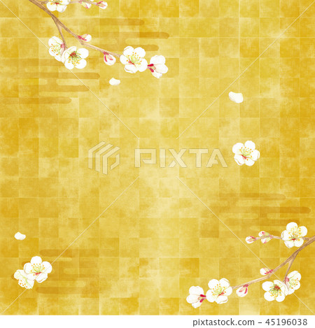 Plum watercolor background illustration Plum watercolor background illustration 45196038