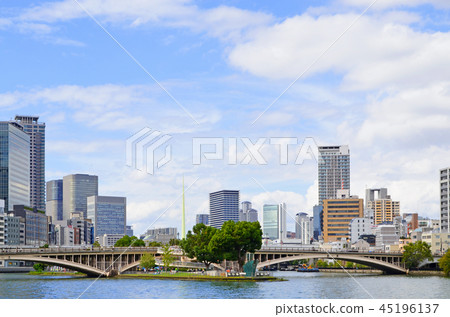 大阪中之島周圍的風景 大阪中之島周圍的風景 45196137