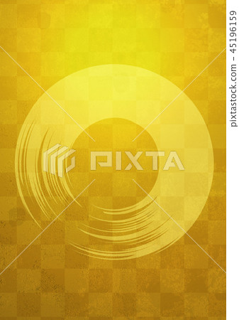 Painted with gold leaf checkered pattern (Japanese material) 45196159