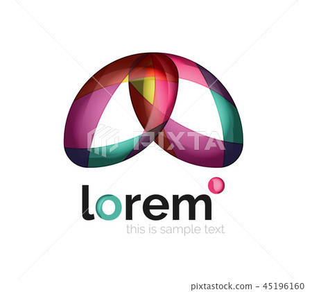 Abstract geometric business icon 45196160