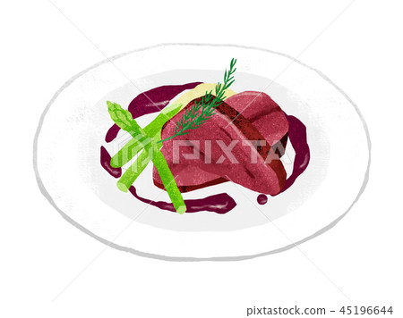 Meat cooking illustration fashionable Meat cooking illustration fashionable 45196644