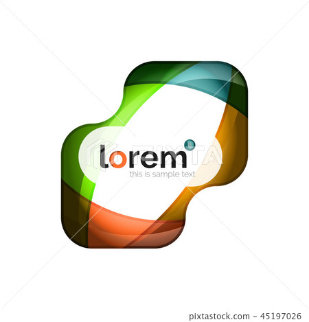 Geometric convergence vector business icon Geometric convergence vector business icon 45197026