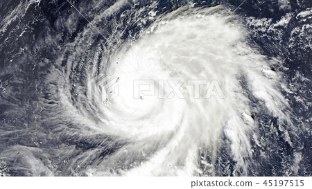 Super Typhoon Yutu in the Philippines. Elements of this image furnished by NASA 45197515