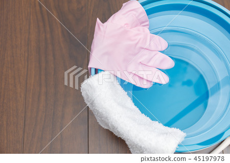 家政清潔工具桶和抹布 45197978