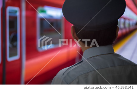 車站圖像(為攝影而設的車站設施和火車) 車站圖像(為攝影而設的車站設施和火車) 45198141