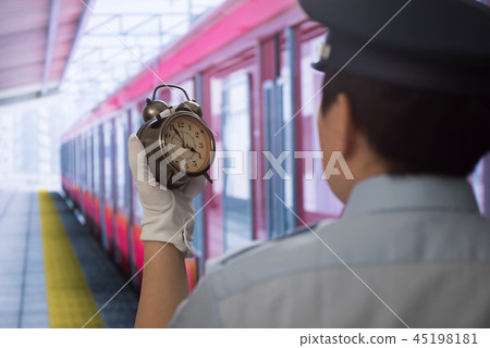 Station image (station facilities and trains created for photography) 45198181
