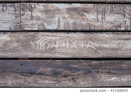 old grunge brown wooden plank texture 45198693