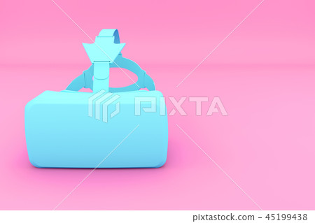 VR Goggles in duotone color. 45199438