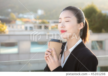 Korean career woman's various expressions and pose Korean career woman's various expressions and pose 45201208