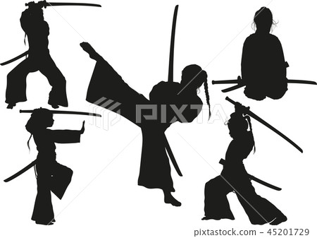 girl training with sword 45201729