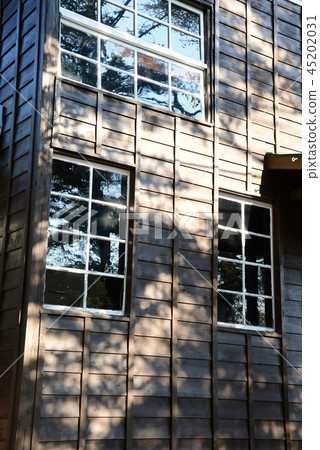 Old glass window house Old glass window house 45202031