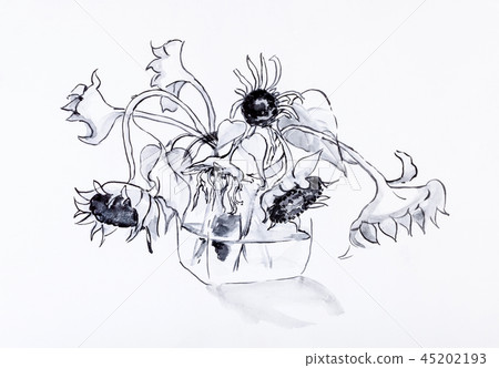 Bouquet of sunflowers 45202193
