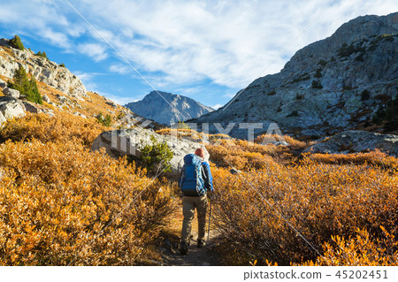 Hike in autumn season 45202451