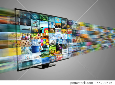 Internet broadband and streaming entertainment 45202646