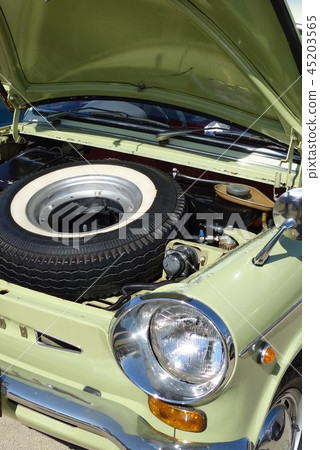 Classic car Showa retro material background Noda town Izumi city Kagoshima prefecture 45203565