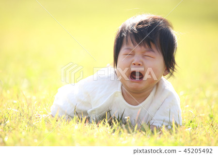 Baby crying Baby crying 45205492