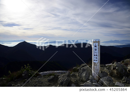 Minamidake Peak Sign: Early Morning Minamidake Peak Sign: Early Morning 45205864
