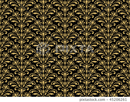 Wallpaper in the style of Baroque. Seamless vector 45206261