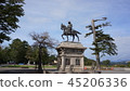 仙台城堡日期Masamune騎馬雕像 45206336