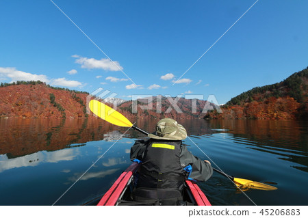 Autumn Oku Toneko son and kayaking 45206883