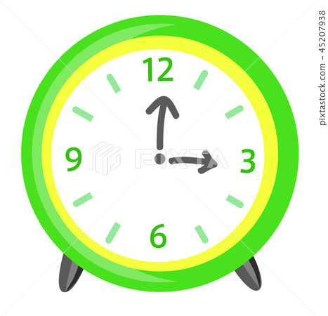 一塊綠色手錶的例證 一塊綠色手錶的例證 45207938