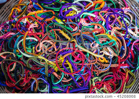 colour bracelets hand knotted rope. colour bracelets hand knotted rope. 45208008