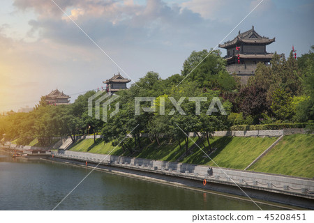 Xian city wall. 45208451