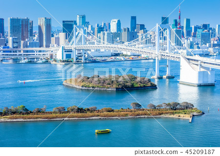 Scenery of Tokyo Odaiba Scenery of Tokyo Odaiba 45209187