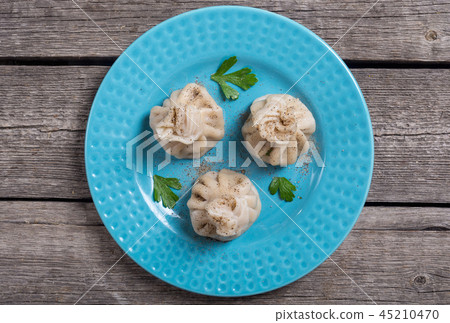 Georgian dumplings khinkali Georgian dumplings khinkali 45210470