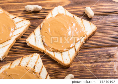 Peanut butter sandwiches 45210492
