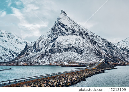 Fredvang Bridges. Lofoten islands, Norway 45212109