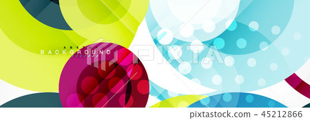 Overlapping circles design background Overlapping circles design background 45212866