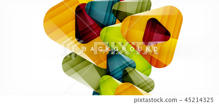 Geometric abstract background, triangles 45214325