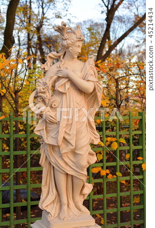 Statue of goddess Ceres in Summer Garden. Statue of goddess Ceres in Summer Garden. 45214434