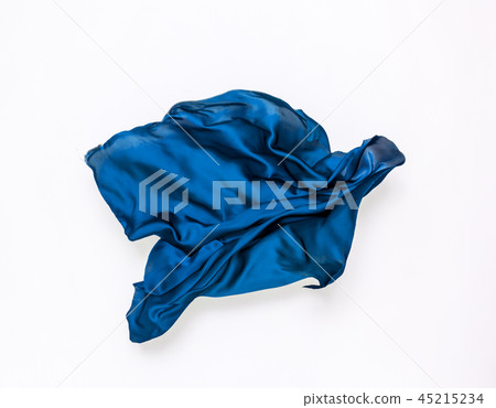 abstract blue fabric in motion 45215234