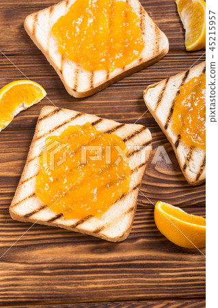 Homemade orange jam 45215957