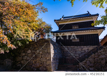 《長野縣》上田城跡公園西垣秋 《長野縣》上田城跡公園西垣秋 45216151
