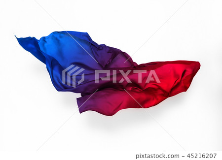 multicolored fabric in motion multicolored fabric in motion 45216207