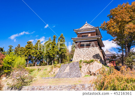 《Nagano Prefecture》Ueda Castle Ruins Park South Tower, Autumn leaves 《Nagano Prefecture》Ueda Castle Ruins Park South Tower, Autumn leaves 45216361