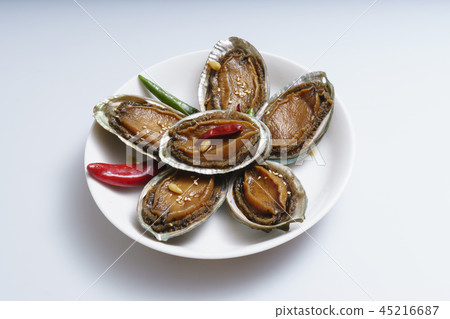 Dress, Abalone, Indoors, Still life, Food 45216687