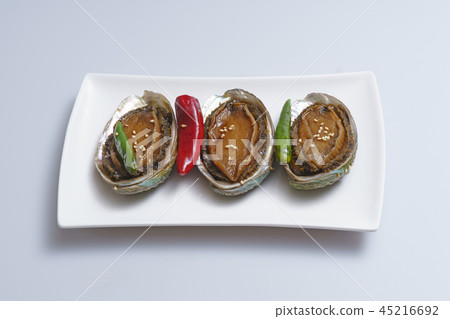 Dress, Abalone, Indoors, Still life, Food 45216692