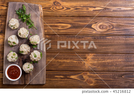 Georgian dumplings khinkali Georgian dumplings khinkali 45216812