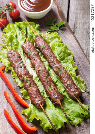 Shish kebab or lula-kebab 45217257